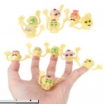 ICCQ Finger PVC Puppets Monster 6 pcs Finger Puppets Cartoon Monster Puppets for Kids Babies Toddlers & The Whole Family  B07P11SHDM